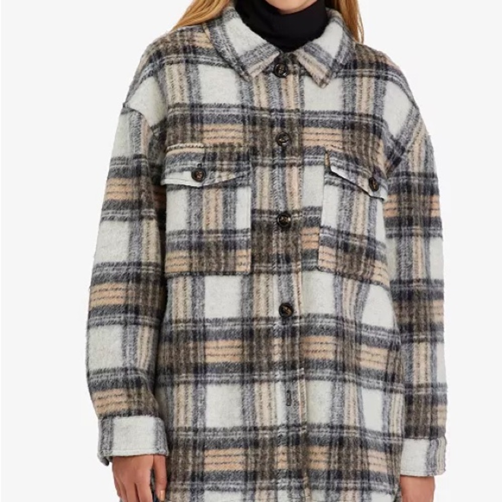 Sanctuary White and Black Utility Jacket